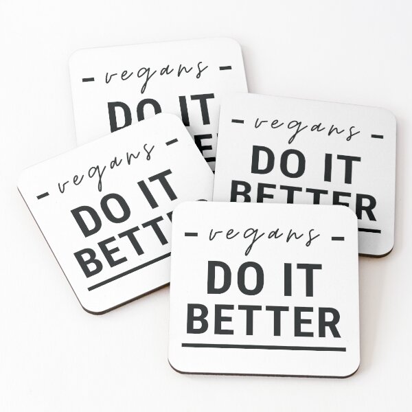 Item preview, Vegans do it better -  funny quote designed and sold by Trendelicious.