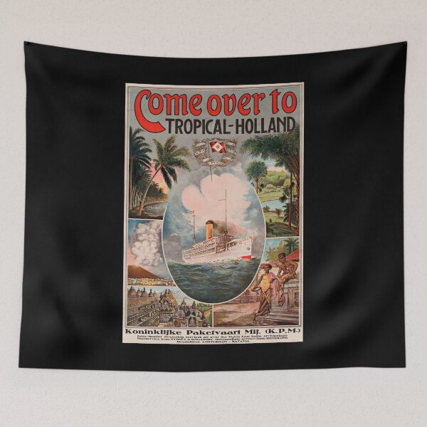 Item preview, Trpocial Holland retro poster designed and sold by CorasPosters.