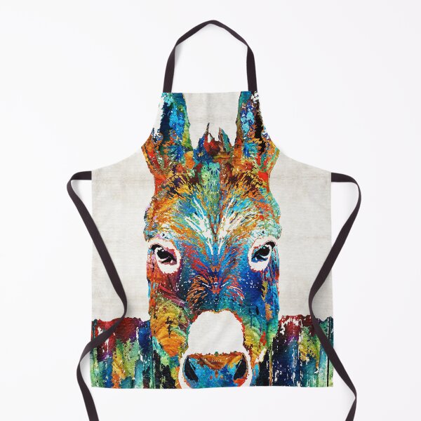 Item preview, Colorful Donkey Art - Mr. Personality - By Sharon Cummings designed and sold by Sharon Cummings Art.
