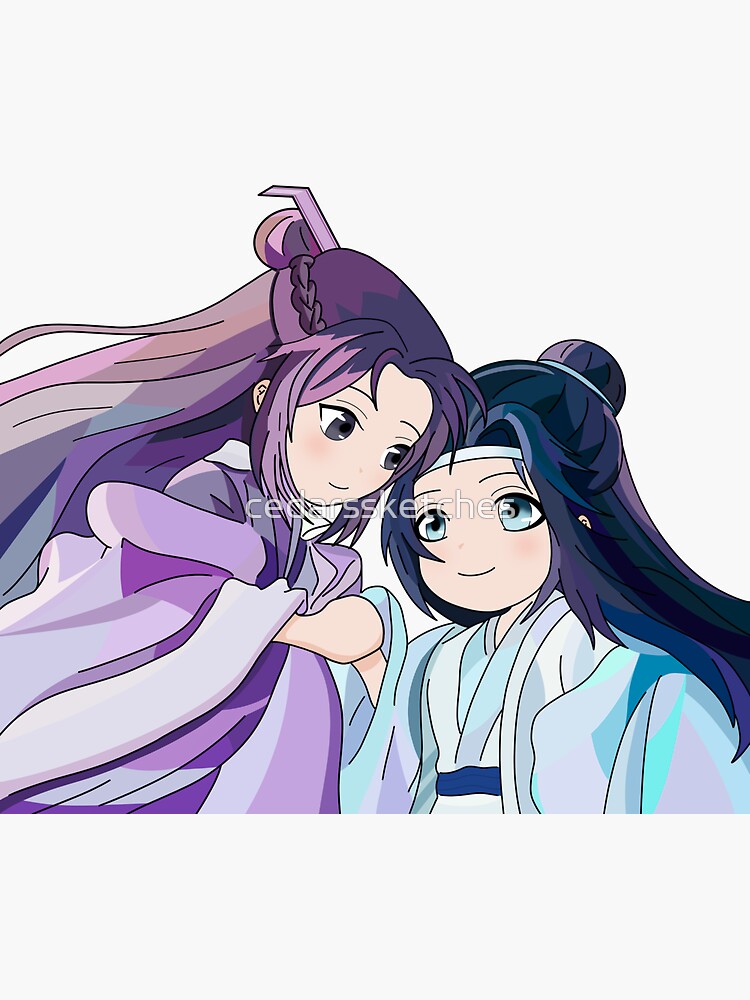 XiCheng Mo Dao Zu Shi Grandmaster of Demonic Cultivation MDZS Chibi   Sticker for Sale by cedarssketches