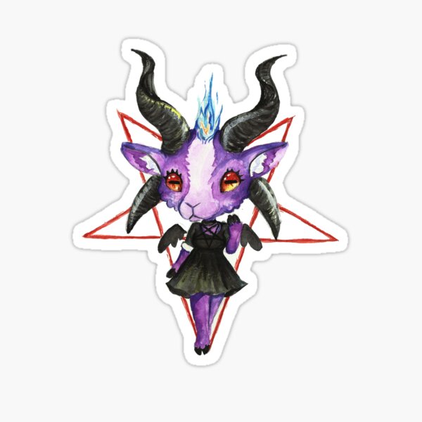 Artikel-Vorschau von Stilvoller Baphomet, designt und verkauft von KaijuCupcakes.