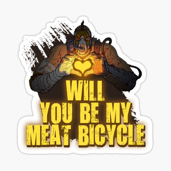 Borderlands. Krieg psycho birthday party gifts Sticker