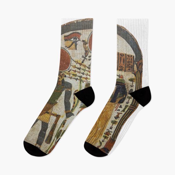 Item preview, Painted wood stele of Lady Taperet, 22nd Dynasty (1070-712 B.C.), Egypt designed and sold by owlandmushrooms.