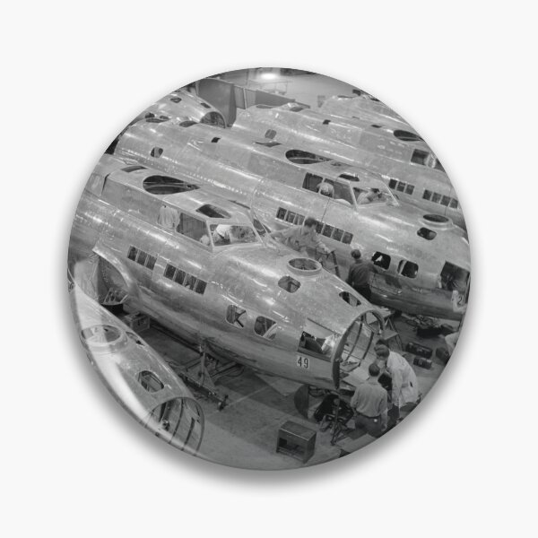 Item preview, B-17 Production Line In Factory - WW2 - Circa 1943 designed and sold by warishellstore.