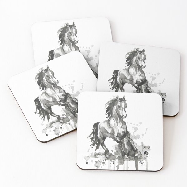 Item preview, Horse running loose ink painting designed and sold by GodaCic.