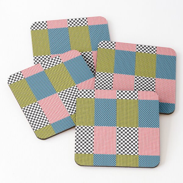 Artikelvorschau, 65 MCMLXV Harlekin Houndstooth Checkerboard Geomatric Pattern entworfen und verkauft von 65 MCMLXV.