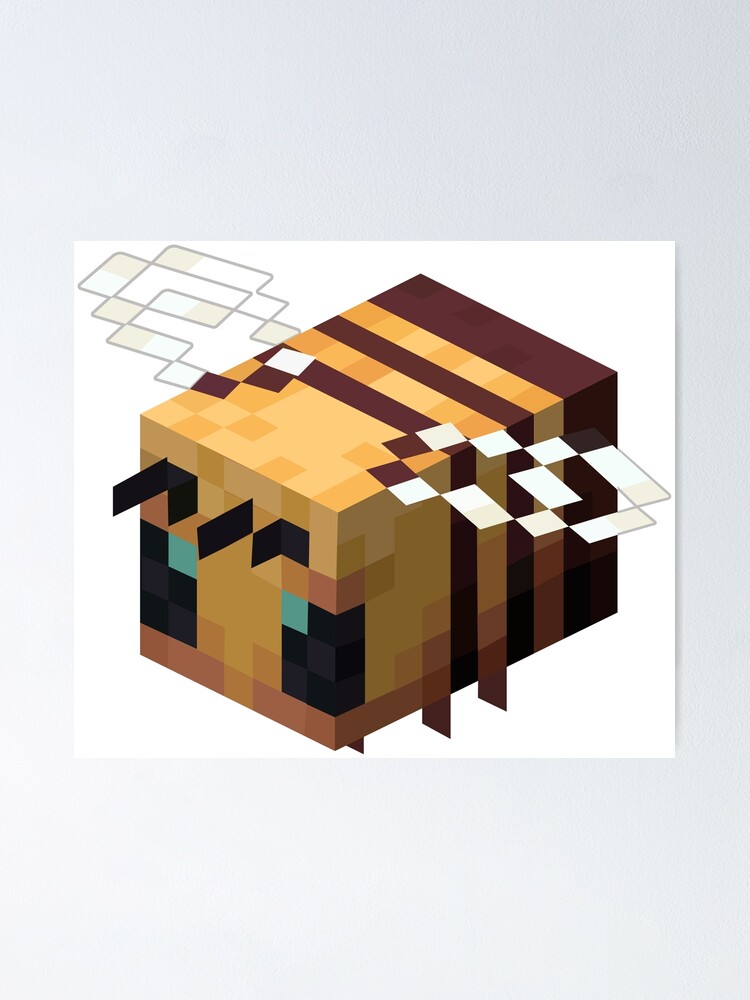 "Bee Minecraft Original Design" Poster von Merchearty | Redbubble
