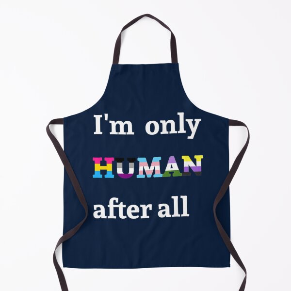 Item preview, I'm only human after all - multiple flag edition designed and sold by Katy Briant.