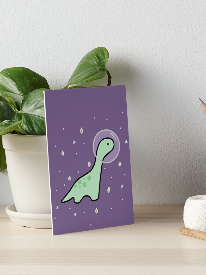 Cute Dino Art Board Print for Sale by hocapontas