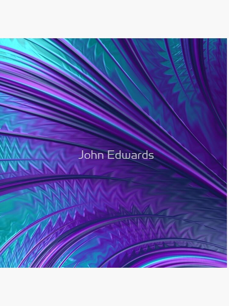 Abstract in Blue and Purple by JohnE