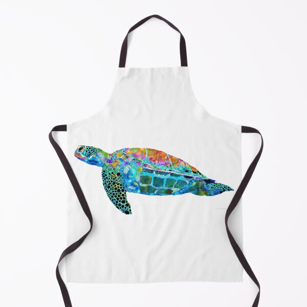 Item preview, Sea Turtle Beach - Colorful Beachy Art - Sharon Cummings designed and sold by Sharon Cummings Art.