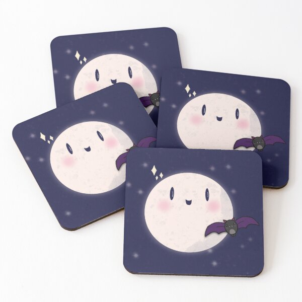 Item preview, Happy Moon and Bat designed and sold by happyfatness.