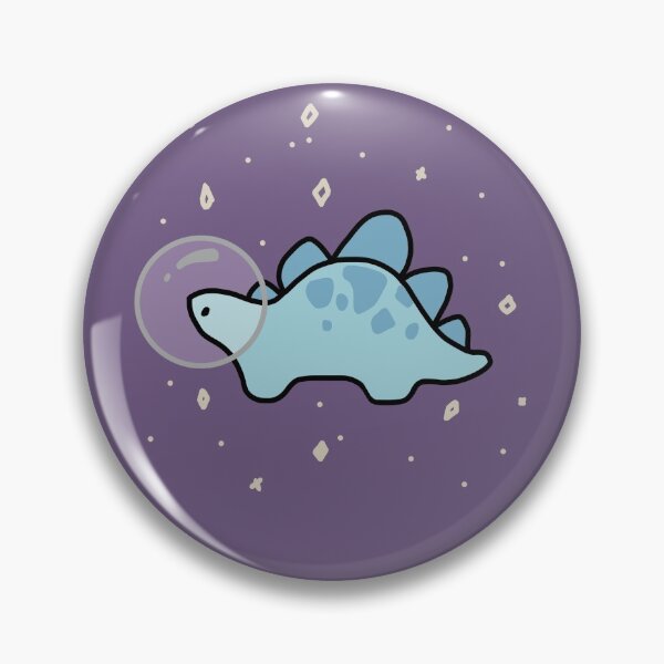 Item preview, Astronaut Dinosaur Blue Stegosaurus designed and sold by bassoongirl123.