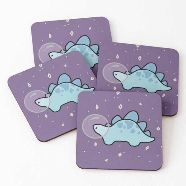 Item preview, Astronaut Dinosaur Blue Stegosaurus designed and sold by bassoongirl123.