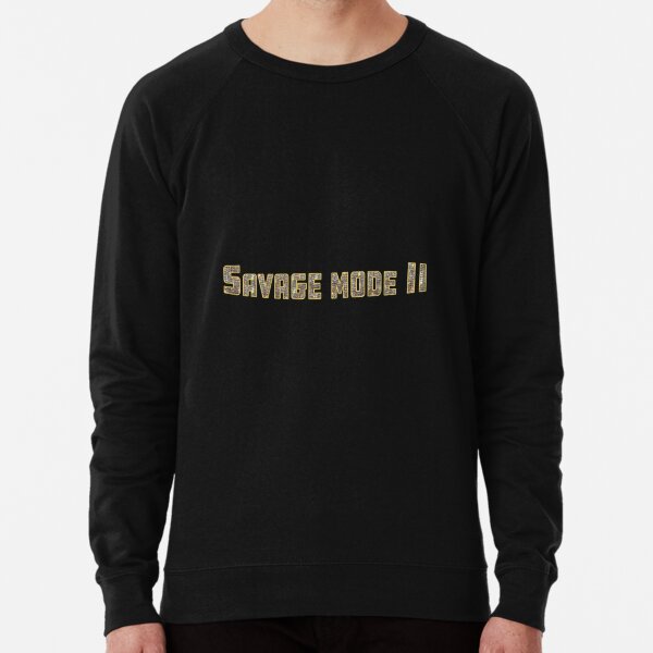 21 Savage, New Official Savage Mode II Logo Merch, Savage Mode 2, T-Shirts  & More Lightweight Sweatshirt for Sale by Reto Run