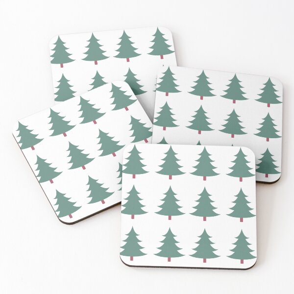 Artikelvorschau, White Christmas Patterns Pines Minimalist entworfen und verkauft von JessyDesigns.