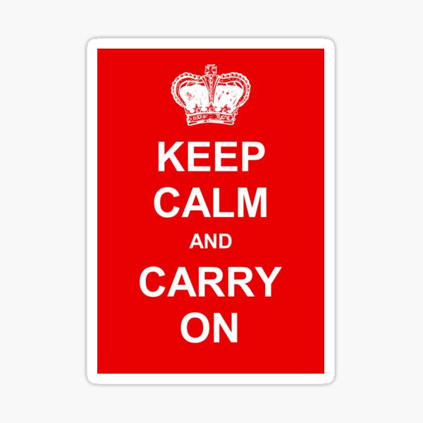 Item preview, Keep Calm and Carry On designed and sold by UrsidaeClay.