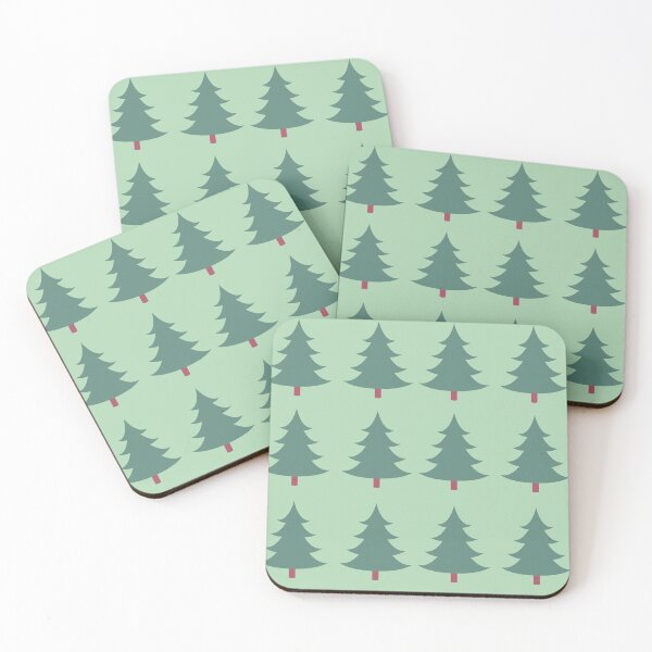 Item preview, Green Christmas Patterns Pines Minimalist designed and sold by JessyDesigns.