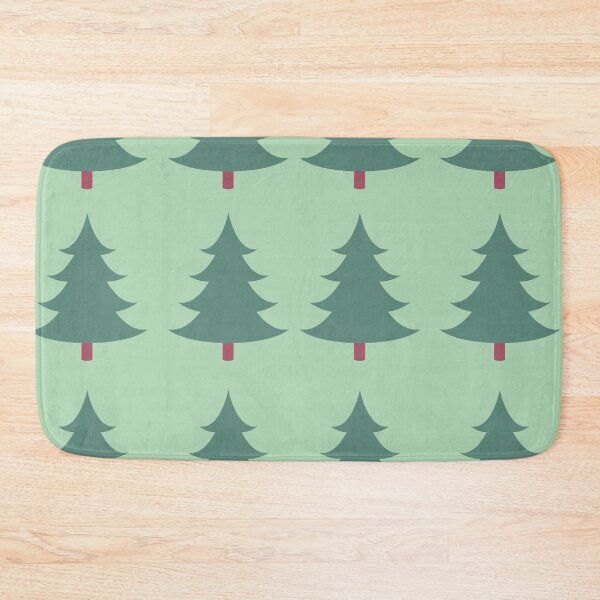 Item preview, Green Christmas Patterns Pines Minimalist designed and sold by JessyDesigns.