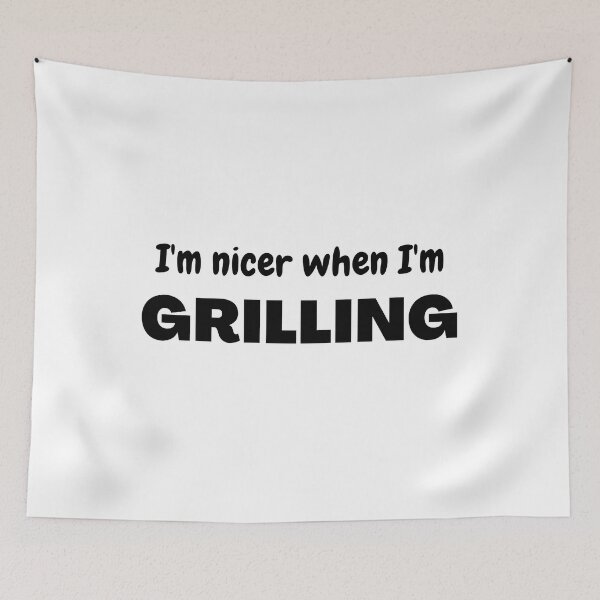 Item preview, Im Nicer When Im Grilling (Light Background) designed and sold by pbstylesetters.