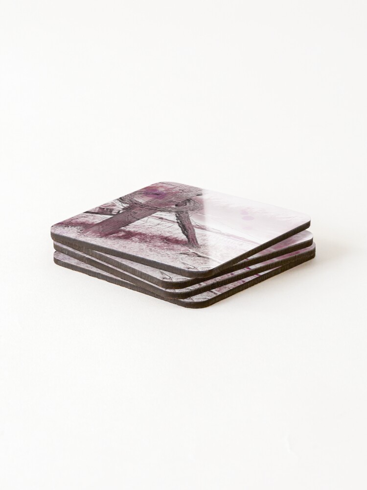 Thumbnail 4 of 5, Coasters (Set of 4), " Devil`s Rope " designed and sold by JohnDSmith.