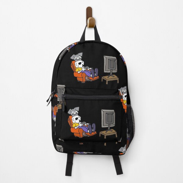 Item preview, Funny Miniature Schnauzer Dog watching TV Cartoon designed and sold by Nature's Fancy.