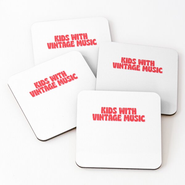 Item preview, Kids With Vintage Music Red Aesthetic Teen Music designed and sold by sharedipmemes.