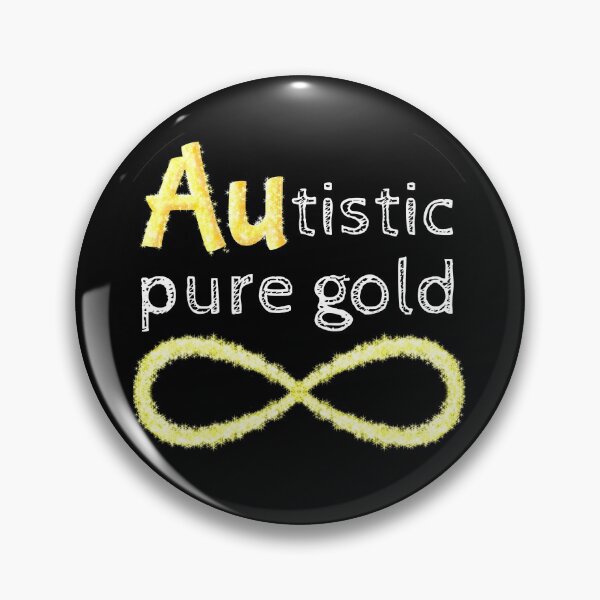 Item preview, Autistic Gold - infinity design designed and sold by AIM-USA.