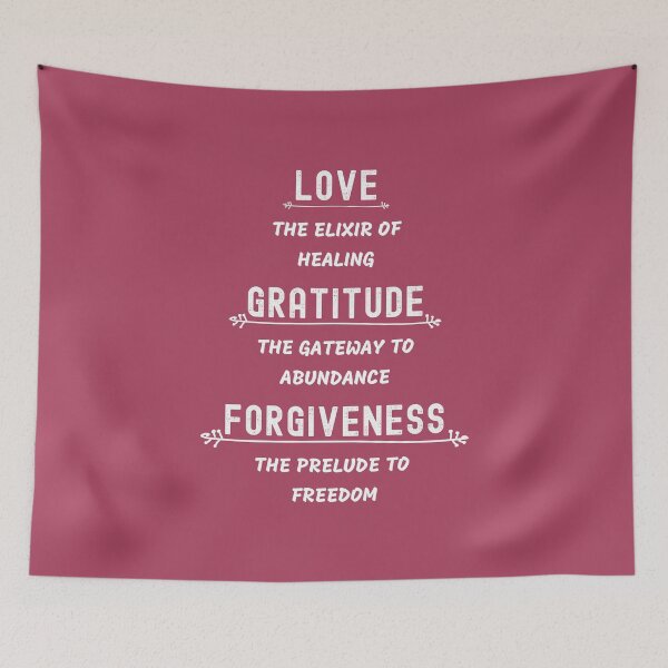 Item preview, Love, Gratitude, and Forgiveness: Pink Selection designed and sold by Intuitive Engines Apparel Co..