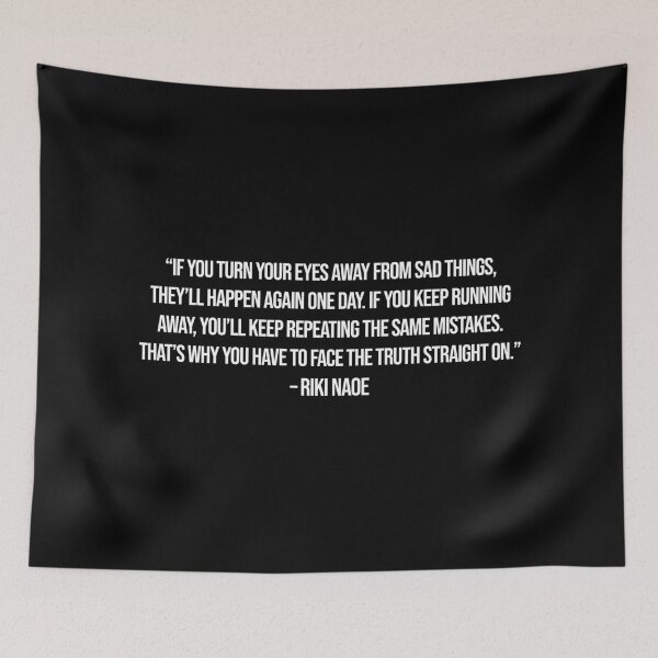 Item preview, Ricki Naoe - Quote designed and sold by Epicanimequotes.