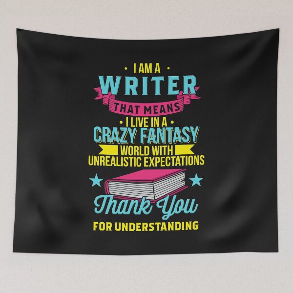 Aperçu de l'œuvre Auteur Crazy Fantasy World Blogger Cadeau créée et vendue par ShirtStar0815.