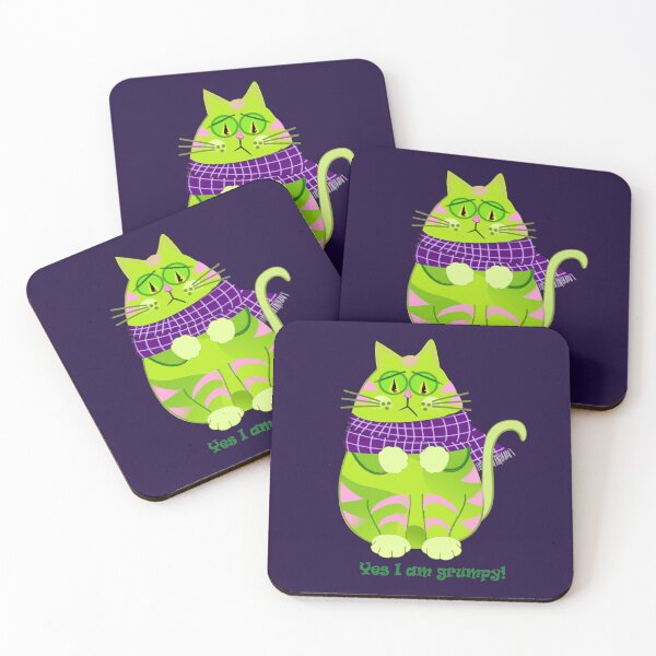 Item preview, Cute Grumpy cat with text designed and sold by walstraasart.
