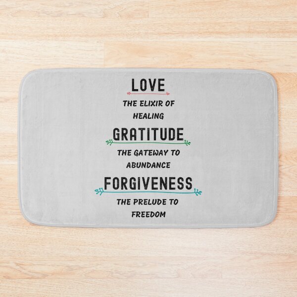Item preview, Love, Gratitude, and Forgiveness: Gray Selection designed and sold by Intuitive Engines Apparel Co..