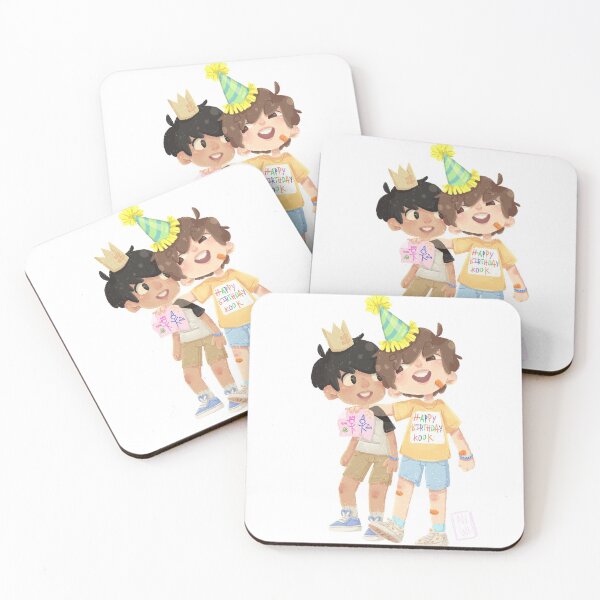 Item preview, Jungkook & Jimin birthday party designed and sold by niwisdoodles.