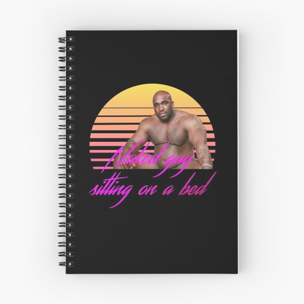 Item preview, BARRY WOOD - NAKED GUY SITTING ON A BED (Vaporwave) designed and sold by Ettore13.