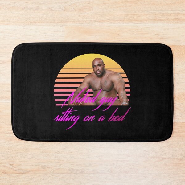 Item preview, BARRY WOOD - NAKED GUY SITTING ON A BED (Vaporwave) designed and sold by Ettore13.