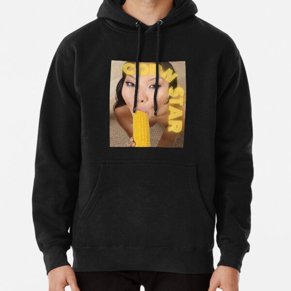 Asa Akira- Chupar maíz- Cornstar Sudadera con capucha