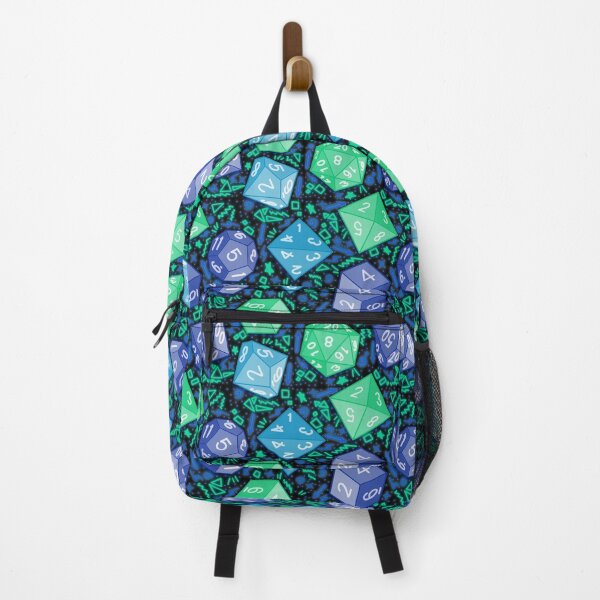 Item preview, Teal & blue dice but it’s a 90s arcade carpet  designed and sold by Freckles Fernicola.
