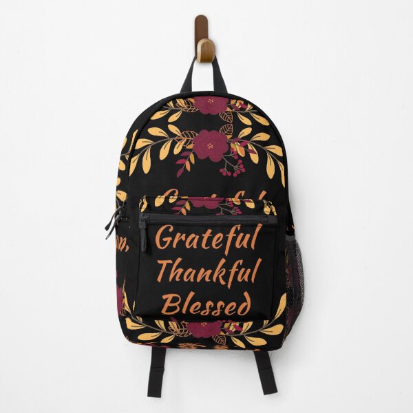 Item preview, Grateful Thankful Blessed Thanksgiving Gift for Mom Gift for Wife Wall Art Greeting Card designed and sold by Orchyd.