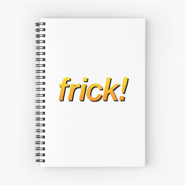 Item preview, ¡Frick! Meme gracioso broma naranja retro designed and sold by sharedipmemes.