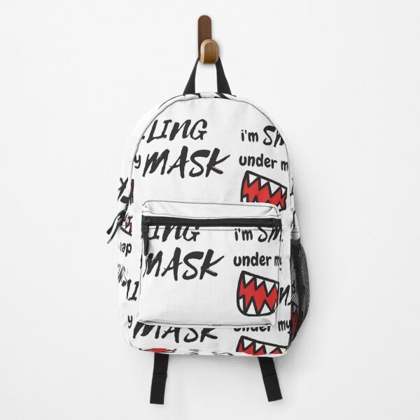 Item preview, I smile under the mask grin laugh funny gift designed and sold by DeliveranceNow.