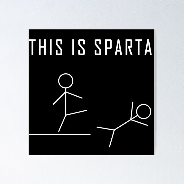 This Is Sparta Funny Film Clock - TeeHex