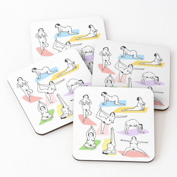 Item preview, Yoga Ladies Poses designed and sold by valdegilde.