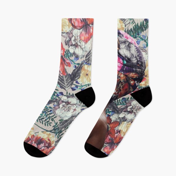 Item preview, Girl and flowers vibrant art designed and sold by zoey Shetty.