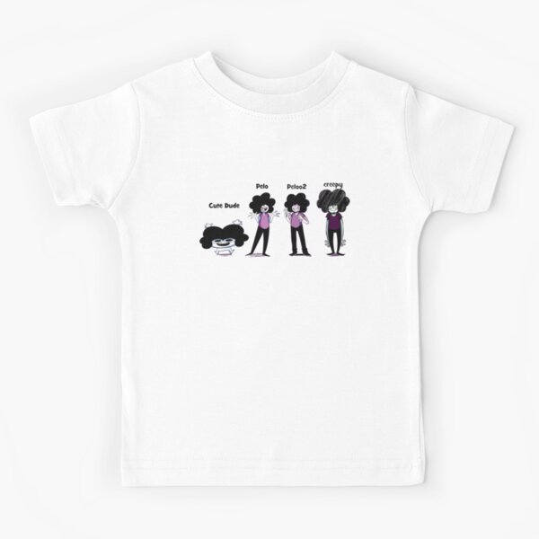 Sr Pelo Kids T Shirt By Lescoop77 Redbubble - sr pelo shirt roblox