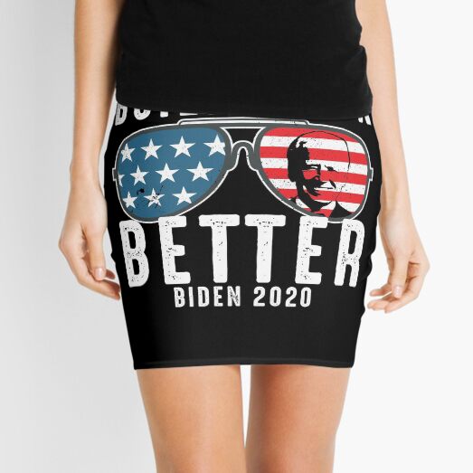 Build Back Better Biden 2020 Mini Skirt