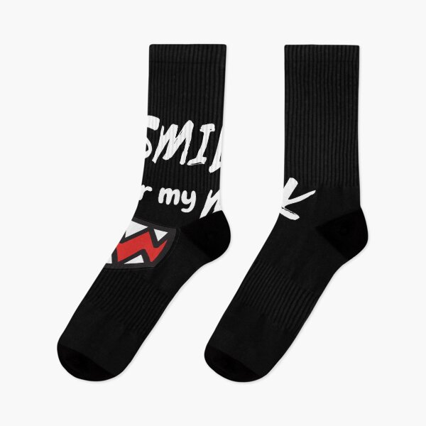Item preview, I smile under the mask grin laugh funny gift designed and sold by DeliveranceNow.