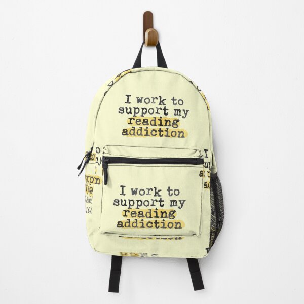 Item preview, I Work To Support My Reading Addiction Books Reader designed and sold by sharedipmemes.