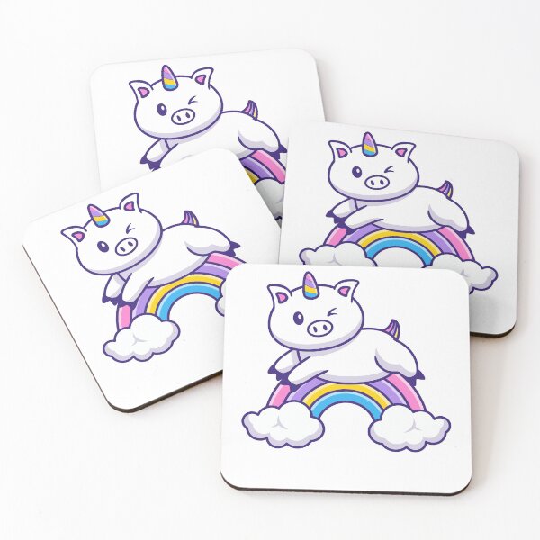 Item preview, Cute Pig Piggycorn Vinyl Best Friend Gift designed and sold by zackup.