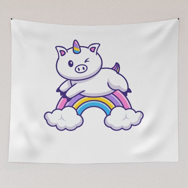 Item preview, Cute Pig Piggycorn Vinyl Best Friend Gift designed and sold by zackup.